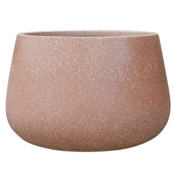 TERRAZZO bloembak terra rood 51cm breed