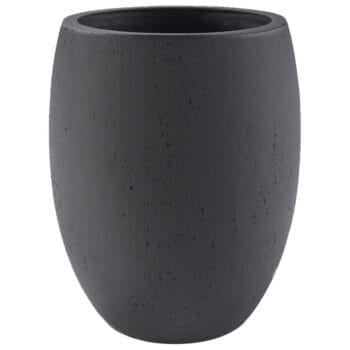 MENO hoge antraciet grijze design bloempot 68cm