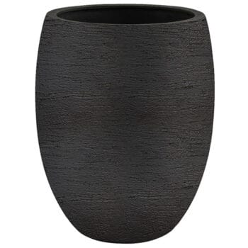 MENO hoge antraciet zwarte design bloempot 68cm