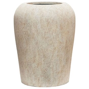 ELYS hoge bloempot travertin beige 70cm
