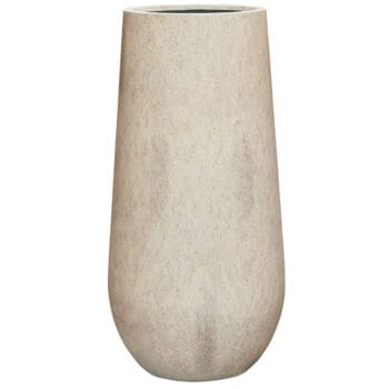 ELYS hoge vaas travertin beige 100cm hoog