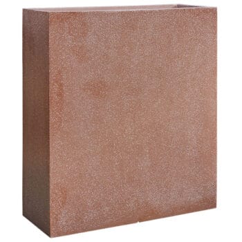 TERRAZZO langwerpige plantenbak divider rood 100cm