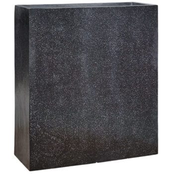 TERRAZZO langwerpige plantenbak divider zwart 100cm