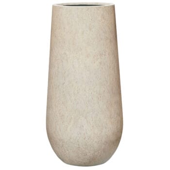 ELYS hoge vaas travertin beige 70cm hoog