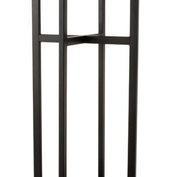 Foot For Flowerpot/Basket Metal Black Medium