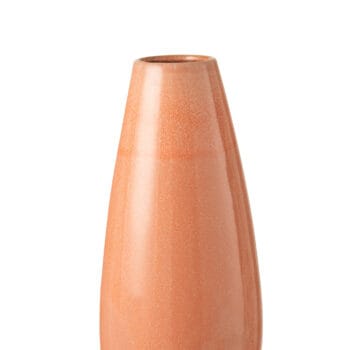 Vase Regular Round Ceramic Grapefruit Large