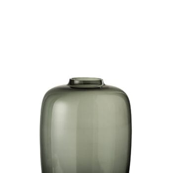 Vase Cleo Glass Grey Small