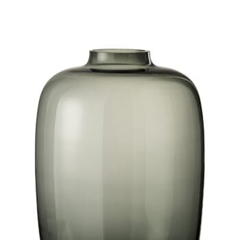 Vase Cleo Glass Grey Large