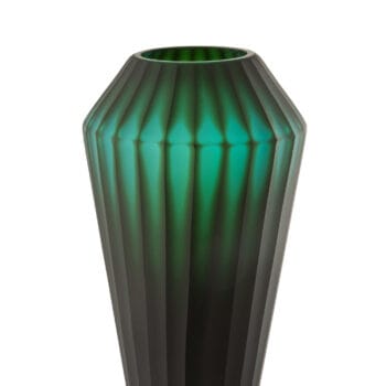 Vase Elisa Green Glass Small