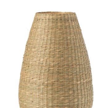 Vase Large Decorative Seagrass/Bamboo Natural