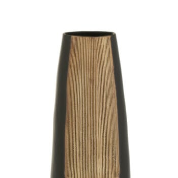 Vase Maria Long Ceramic Black Small