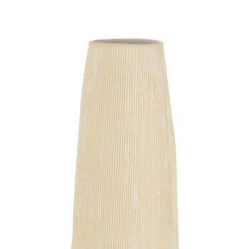 Vase Maria Long Ceramic White Small