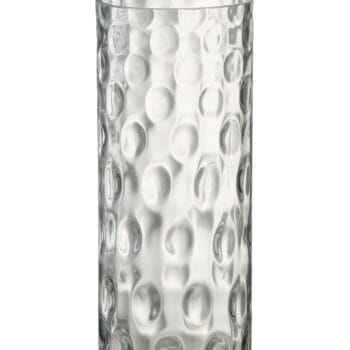Vase Cylinder Round Glass Transparent