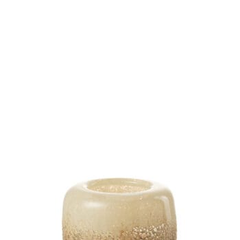 Vase Opi Glass Brown/Beige Small