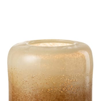 Vase Opi Glass Brown/Beige Large