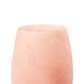 Vase Frosted Glass Pink
