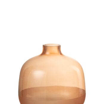 Vase Hany Glass Peach Small