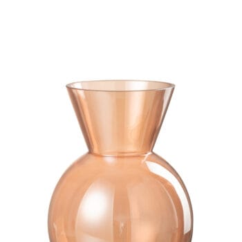 Vase Lucy Glass Orange Medium