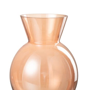 Vase Lucy Glass Orange Large