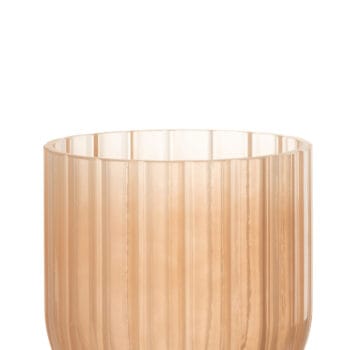 Vase Yoni Glass Peach Small