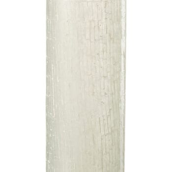 Vase Mosaic Glass Light Grey Large