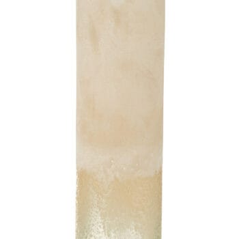 Vase Cylinder Glass Beige Large