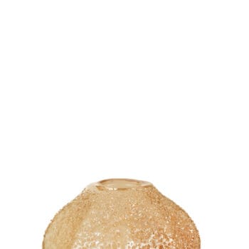 Vase Glass Light Orange Small