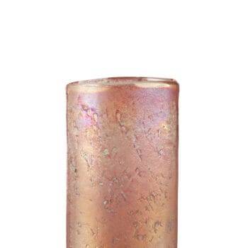 Vase Oval Glass Pink Mix Large