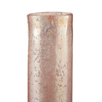 Vase Oval Glass Pink Mix Extra Large