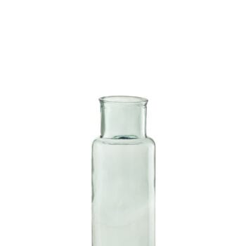 Vase Cylinder Recycled Glass Small