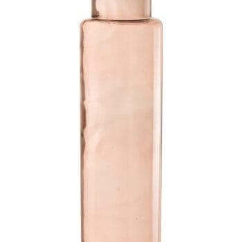 Vase Cylinder Glass Light Pink Large