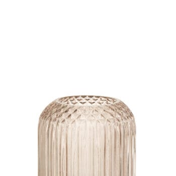 Vase Yuan Glass Beige Small