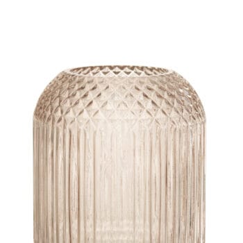 Vase Yuan Glass Beige Medium