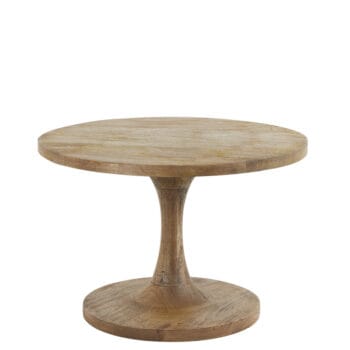 Side table 60x36 cm BICABA wood matt dark brown