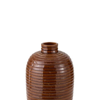 Vase Etnic Ceramic Brown Small