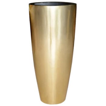 MAURE hoge vaas mat goud 100cm