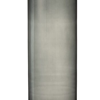 Vase Right Long Glass Grey Xl