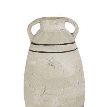 Jug Stripe Terracotta Beige/Black Large