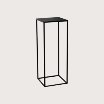 Tafelframe fijn incl. blad Zwart L38 B38 H100