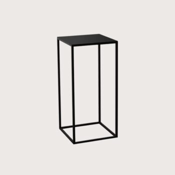 Tafelframe fijn incl. blad Zwart L38 B38 H80